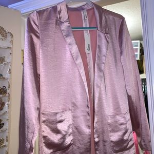 satin blazer jacket.